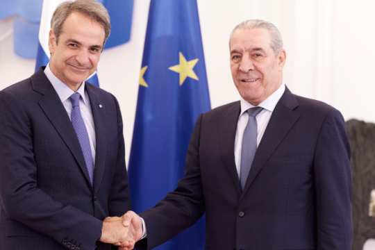 Συνάντηση Μητσοτάκη με τον αντιπρόεδρο της παλαιστινιακής αρχής: Θέλουμε βιώσιμη λύση στη Γάζα